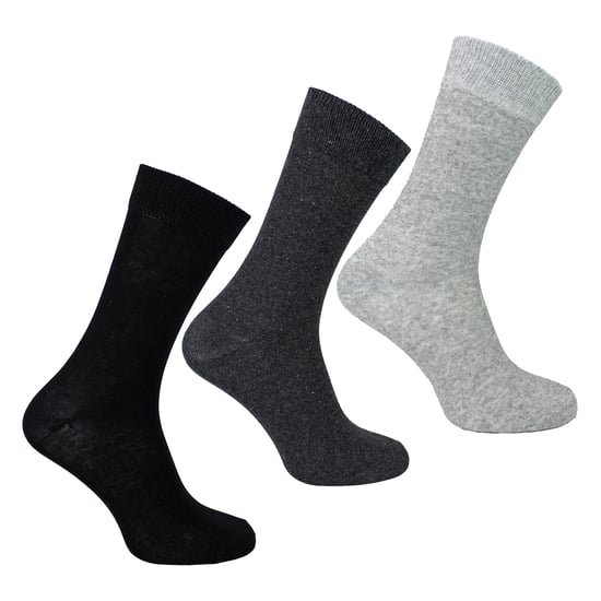 7er-Pack Herren Klassische Anzugsocken - Weiche Atmungsaktive Plain-Dresssocken - Image 3