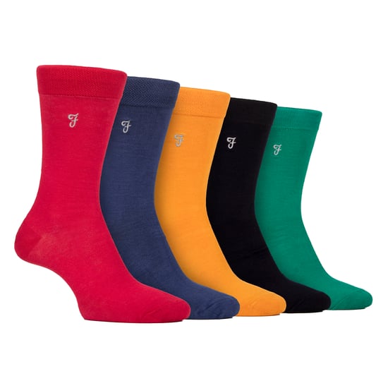 5er Pack Herren Socken mit Bambus-Muster - Weich, Atmungsaktiv, Stylisch, Alltagskomfort - Image 1