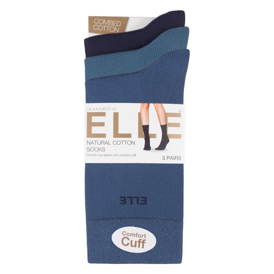 3er Pack Damen Einfarbige Baumwollsocken - Weicher Atmungsaktiver Alltagskomfortschnitt - Image 2