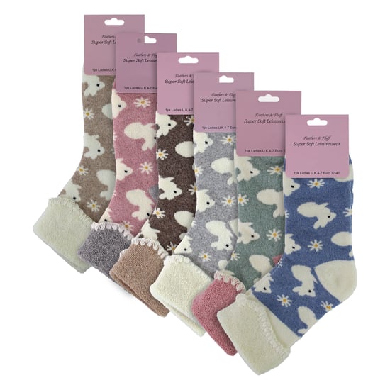 6 Paar Damen Dicke Warme Wollsocken für das Bett - Image 2