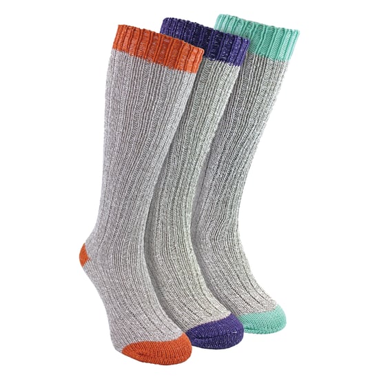 3 Paar extra lange warme Wollsocken für Damen - Image 1