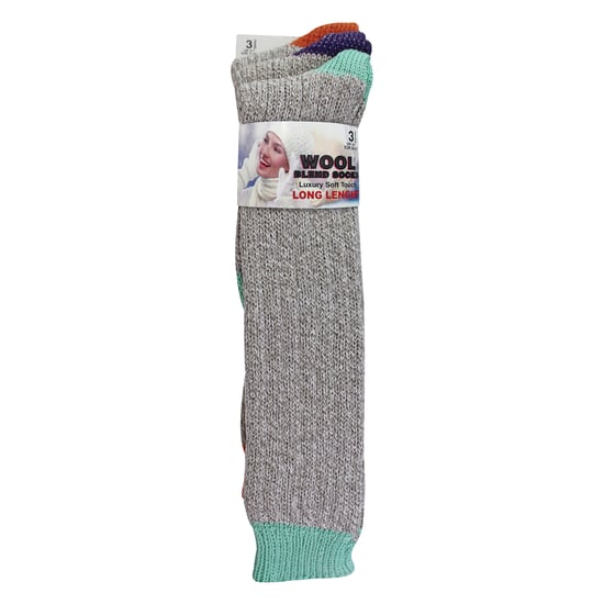 3 Paar extra lange warme Wollsocken für Damen - Image 2