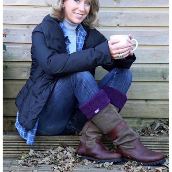 Damen 2er Pack Wellington Weiche Fleece Innensocken - Image 5