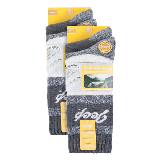 4er Pack Damen Thermo-Stiefelsocken | Fleecegefütterte warme Socken für den Winter - Image 2
