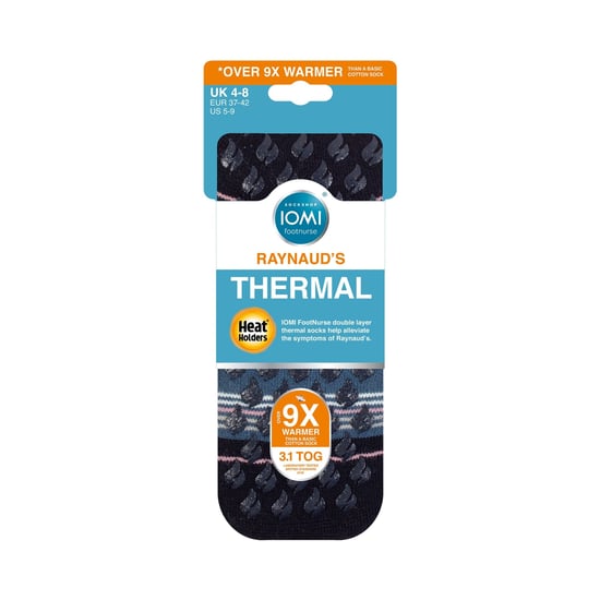 1 Pack Dicke 3,1 TOG Rutschfeste Thermo-Haussocken für Raynaud - Image 2