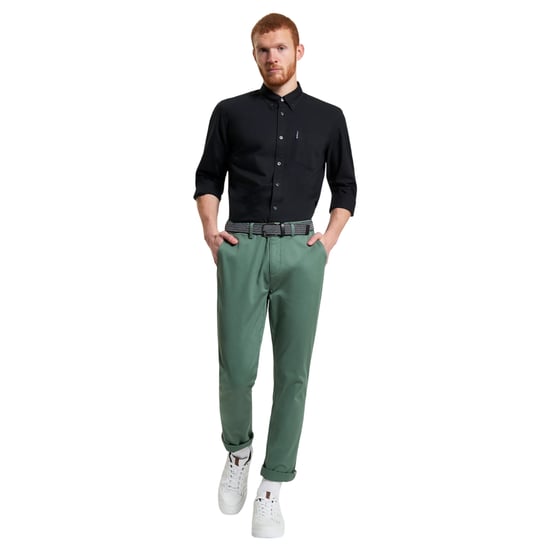 Ben Sherman - Hemd für Herren, Oxford-Stil, Langärmlig (Schwarz) - Image 3