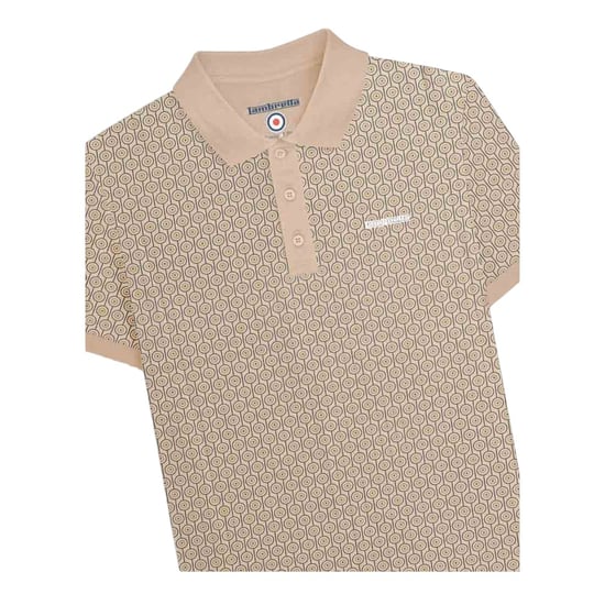 Lambretta - "AW24" Poloshirt für Herren (Steinfarben) - Image 3
