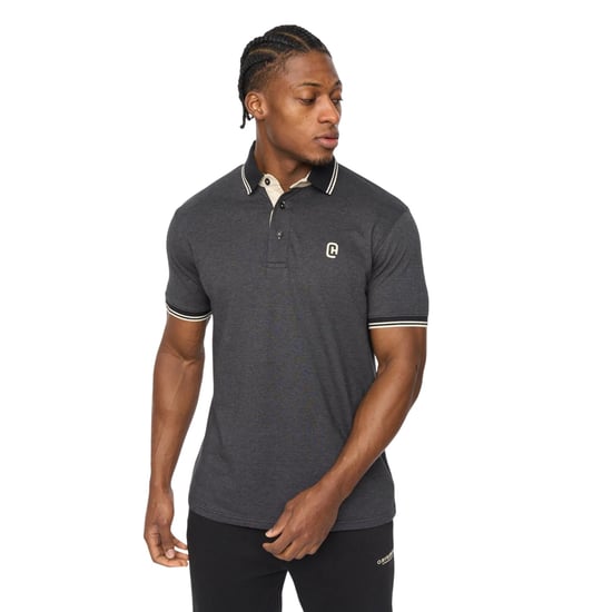 Crosshatch - "Preece" Poloshirt für Herren (Schwarz) - Image 1
