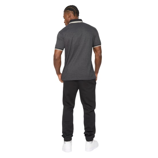 Crosshatch - "Preece" Poloshirt für Herren (Schwarz) - Image 2