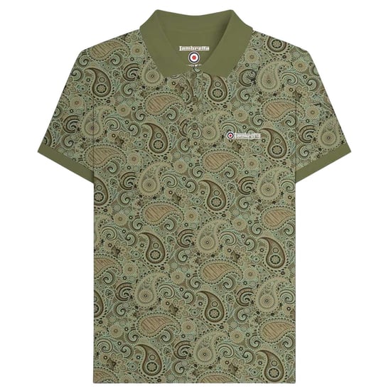 Lambretta - "SS25" Poloshirt Mit Markenzeichen für Herren (Khakigrün) - Image 1