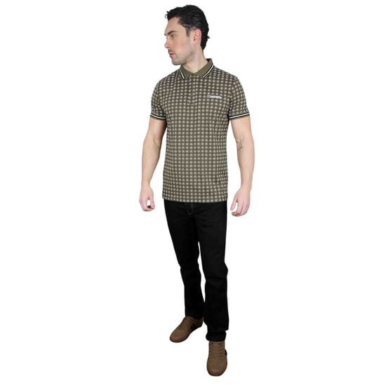 Lambretta - "SS25" Poloshirt für Herren (Khakigrün) - Image 3