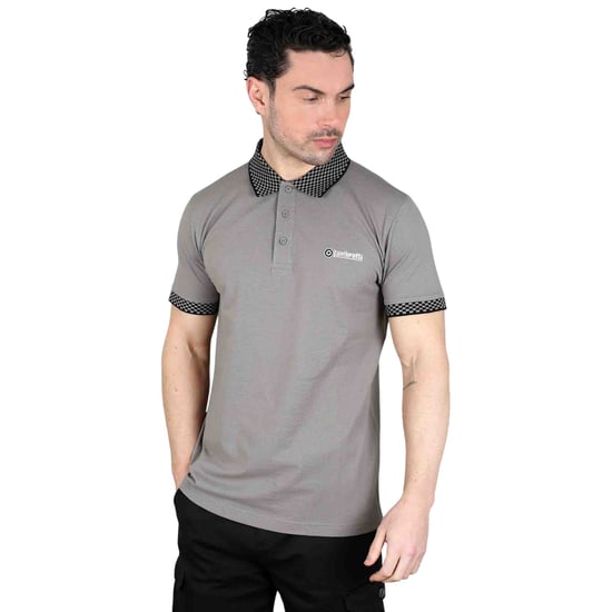 Lambretta - "SS25" Poloshirt für Herren (Stahlgrau) - Image 3