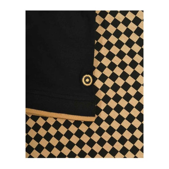 Lambretta - Poloshirt Rundum bedruckt für Herren (Schwarz/Nomade) - Image 3