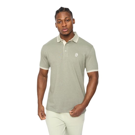 Crosshatch - "Preece" Poloshirt für Herren (Helles Oliv) - Image 1