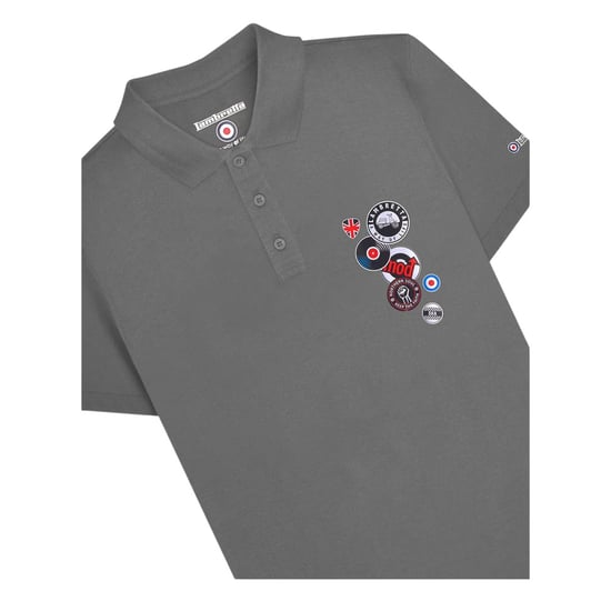 Lambretta - Poloshirt für Herren (Eisen) - Image 3