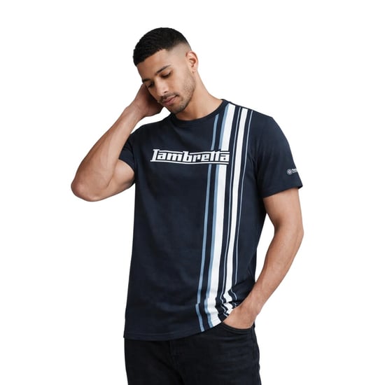 Lambretta - T-Shirt für Herren (Marine/Rauchblau) - Image 3