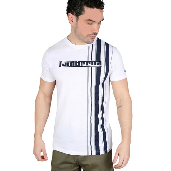 Lambretta - T-Shirt für Herren (Weiß/Marine/Grau) - Image 3