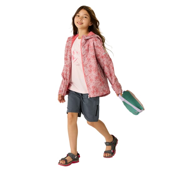 Regatta - "Lever II" Jacke, wasserfest für Kinder (Rosa Nebel) - Image 5