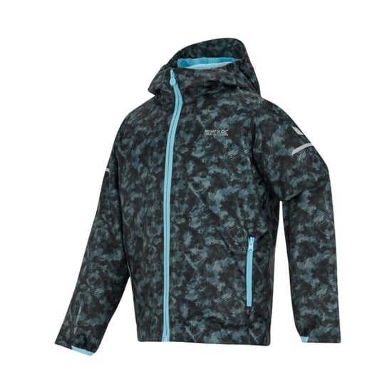 Regatta - "Lever II" Jacke, wasserfest für Kinder (Blassblau) - Image 3