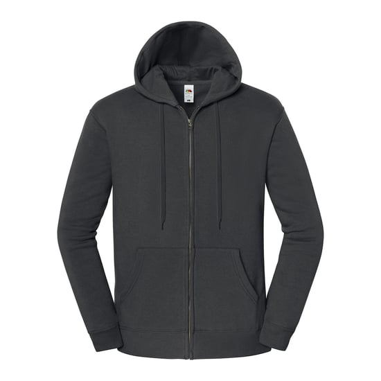 Fruit of the Loom - "Iconic Premium" Hoodie mit durchgehendem Reißverschluss für Herren/Damen Unisex (Hellgrau) - Image 1