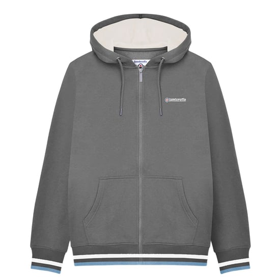 Lambretta - Hoodie mit durchgehendem Reißverschluss für Herren (Eisen) - Image 1