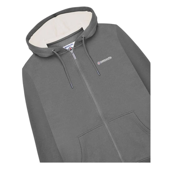 Lambretta - Hoodie mit durchgehendem Reißverschluss für Herren (Eisen) - Image 3