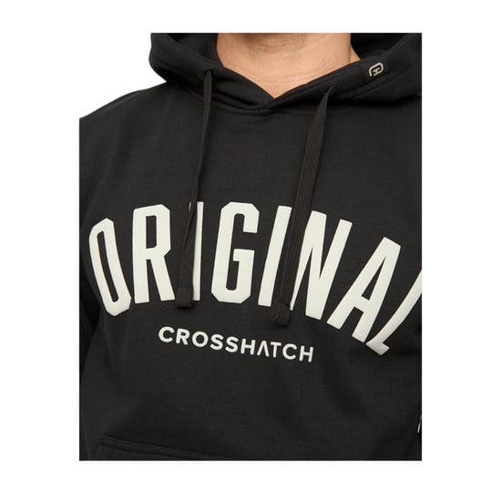 Crosshatch - "Kensby" Kapuzenpullover für Herren (Schwarz) - Image 3