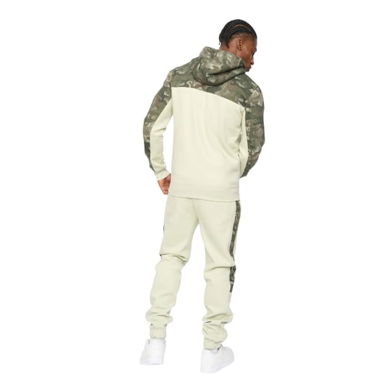 Crosshatch - "Branton" Hoodie mit durchgehendem Reißverschluss für Herren (Helles Oliv) - Image 2
