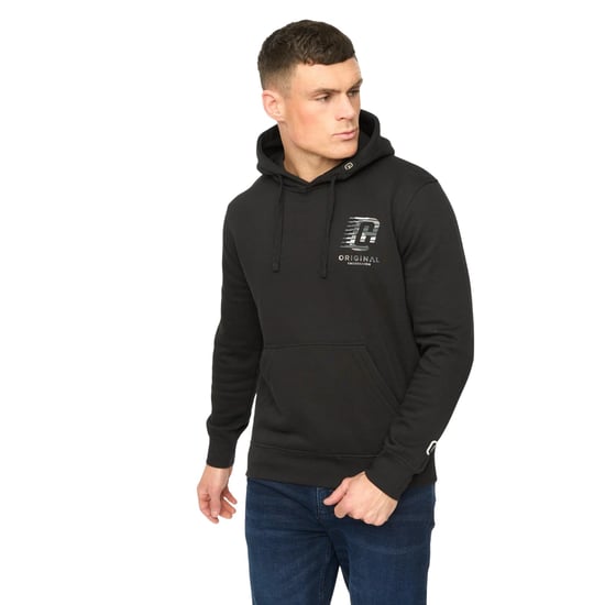 Crosshatch - "Winchamp" Kapuzenpullover für Herren (Schwarz) - Image 1