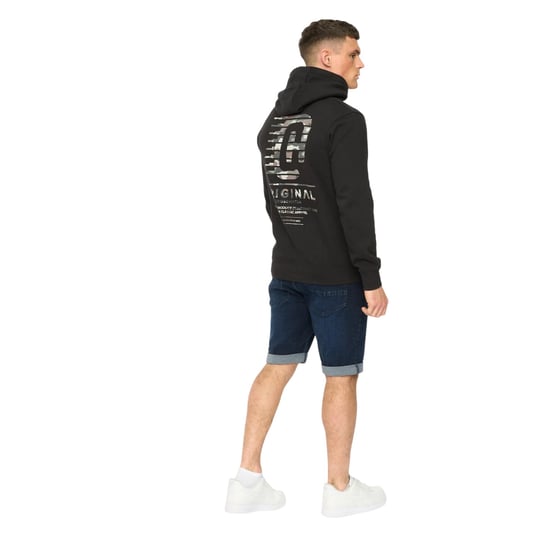 Crosshatch - "Winchamp" Kapuzenpullover für Herren (Schwarz) - Image 2