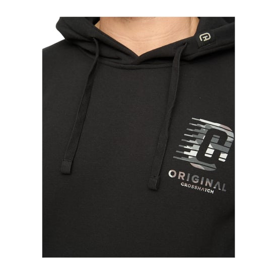 Crosshatch - "Winchamp" Kapuzenpullover für Herren (Schwarz) - Image 3