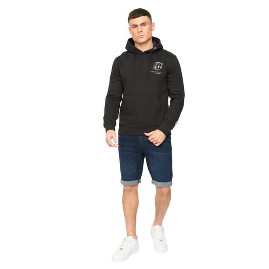 Crosshatch - "Winchamp" Kapuzenpullover für Herren (Schwarz) - Image 4