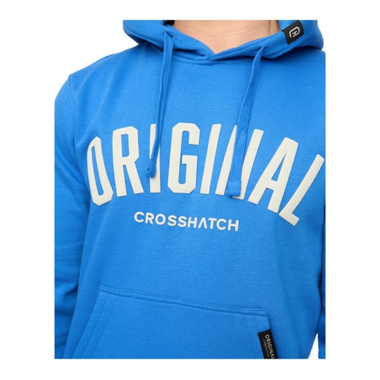 Crosshatch - "Kensby" Kapuzenpullover für Herren (Königsblau) - Image 3