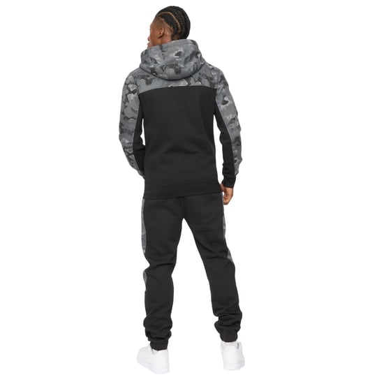 Crosshatch - "Branton" Hoodie mit durchgehendem Reißverschluss für Herren (Schwarz) - Image 2
