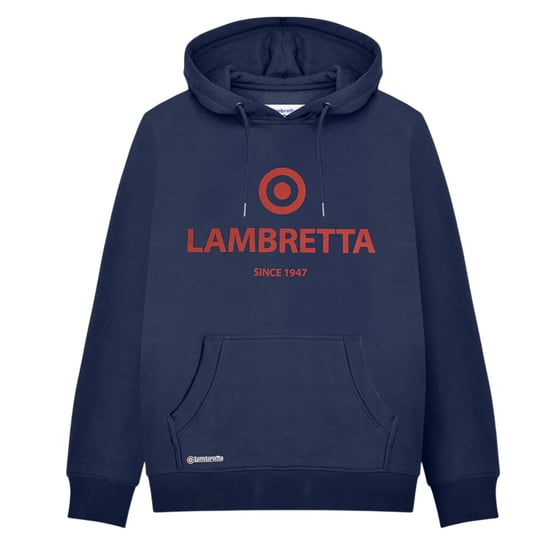 Lambretta - "Target" Kapuzenpullover für Herren (Dunkel-Marineblau) - Image 1