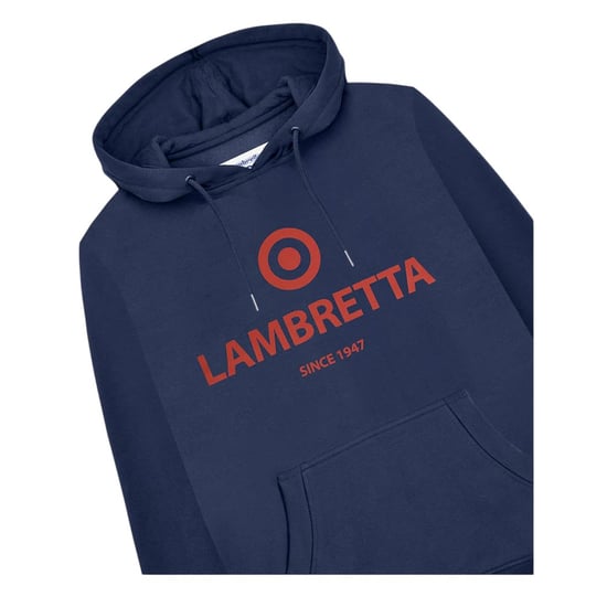 Lambretta - "Target" Kapuzenpullover für Herren (Dunkel-Marineblau) - Image 3