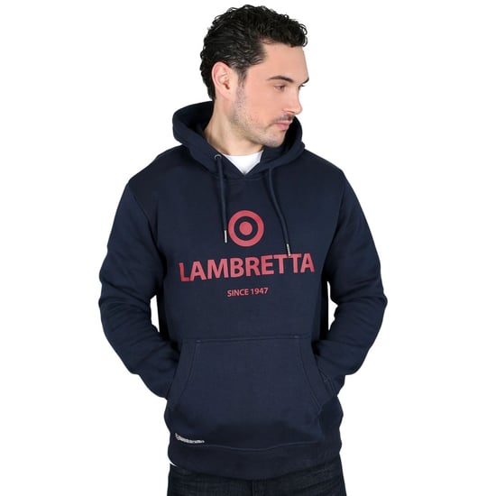 Lambretta - "Target" Kapuzenpullover für Herren (Dunkel-Marineblau) - Image 6