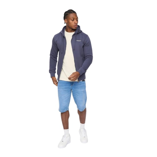 Crosshatch - "Allmoor Thru" Hoodie mit durchgehendem Reißverschluss für Herren (Marine) - Image 4