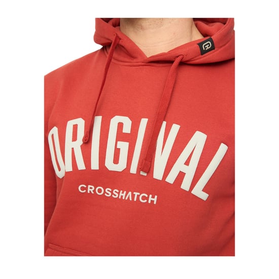 Crosshatch - "Kensby" Kapuzenpullover für Herren (Rot) - Image 3