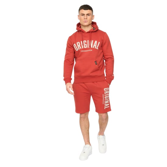 Crosshatch - "Kensby" Kapuzenpullover für Herren (Rot) - Image 4