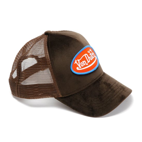 Shop Für Von Dutch Velvet Trucker Baumwollbraune Kappen - Image 3