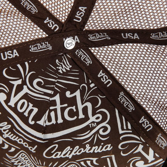 Shop Für Von Dutch Velvet Trucker Baumwollbraune Kappen - Image 4