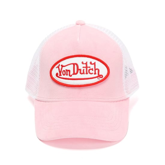 Shop Für Von Dutch Velvet Trucker Baumwollene Rosa Kappen - Image 1