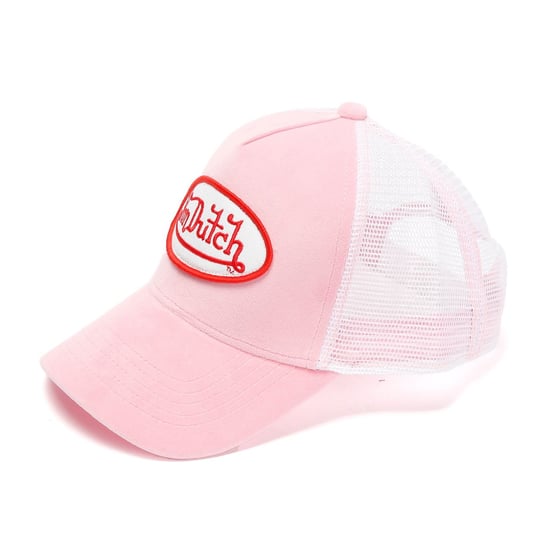 Shop Für Von Dutch Velvet Trucker Baumwollene Rosa Kappen - Image 2