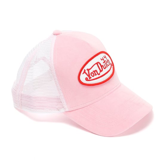 Shop Für Von Dutch Velvet Trucker Baumwollene Rosa Kappen - Image 3