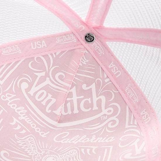 Shop Für Von Dutch Velvet Trucker Baumwollene Rosa Kappen - Image 4
