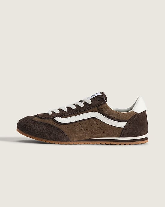 Vans Super Lowpro Wildleder Damen Braune Sneakers - Image 4