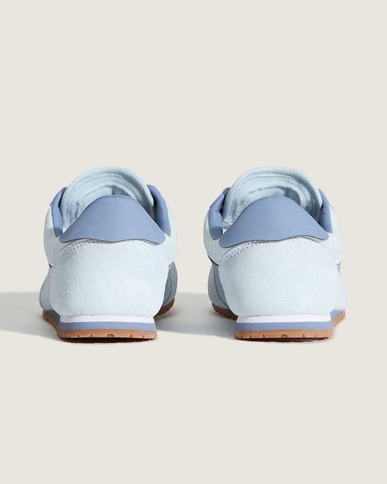 Vans Super Lowpro Wildleder Damen Blaue Sneaker - Image 3