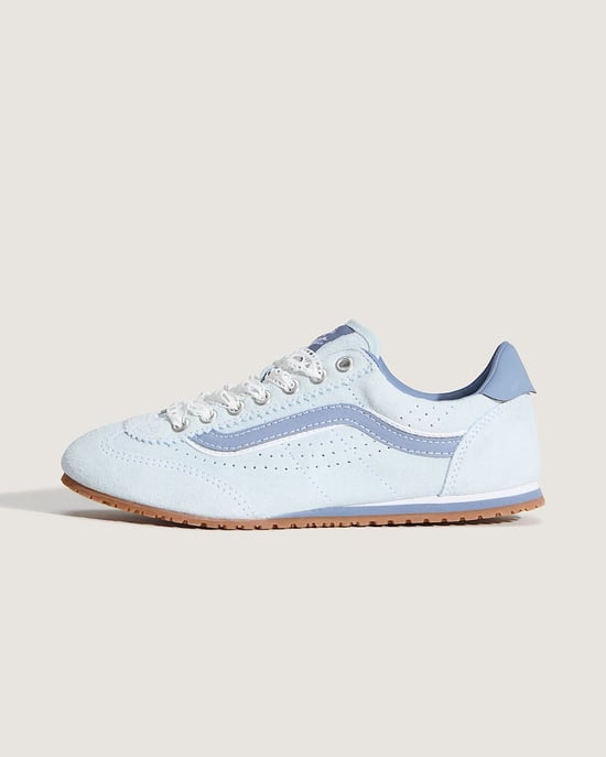 Vans Super Lowpro Wildleder Damen Blaue Sneaker - Image 4