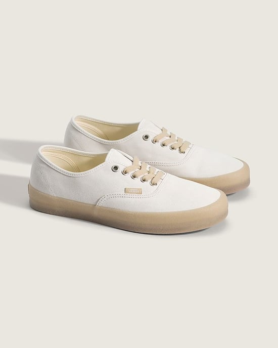 Vans Authentic Crepe Leder Herren Weiße Sneakers - Image 1